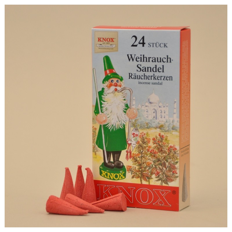 KNOX Räucherkerzen Weihrauch-Sandel 24 St. / Pkg.