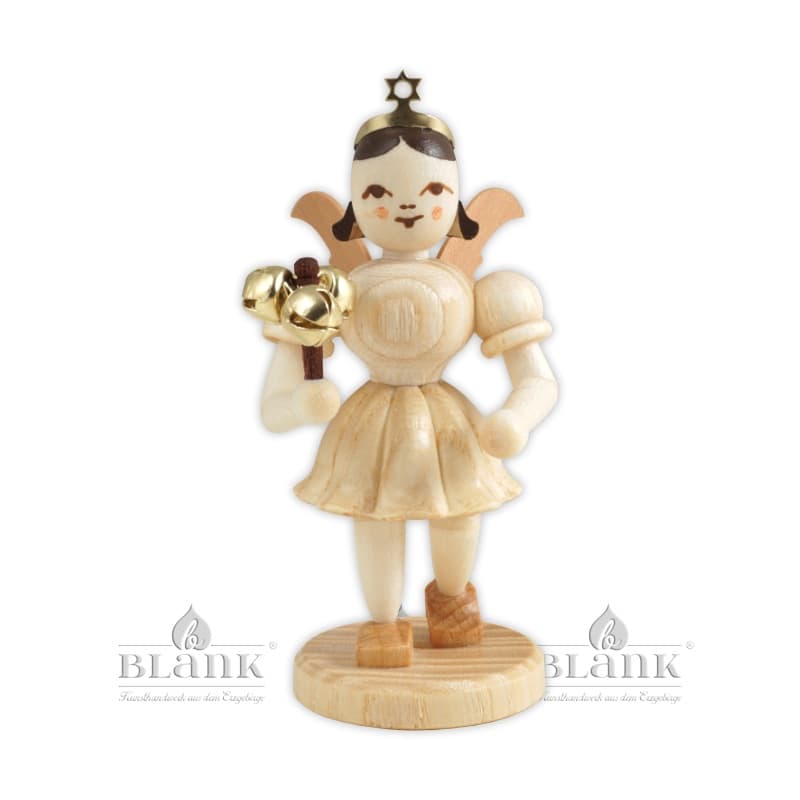 Blank - Kurzrockengel natur mit Schellenstab