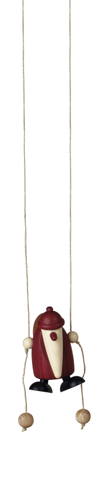 Weihnachtsmann kletternd