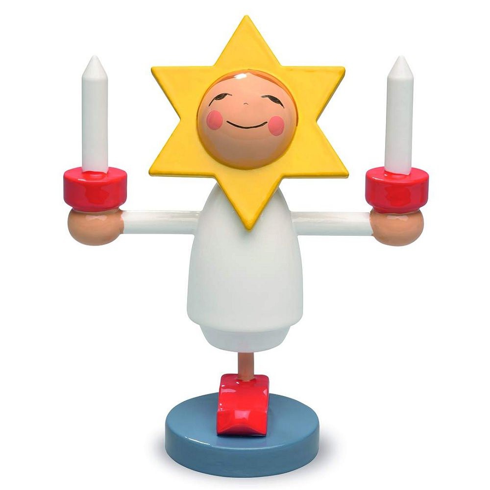 Mondfamilie Sternenkind mit zwei Kerzen