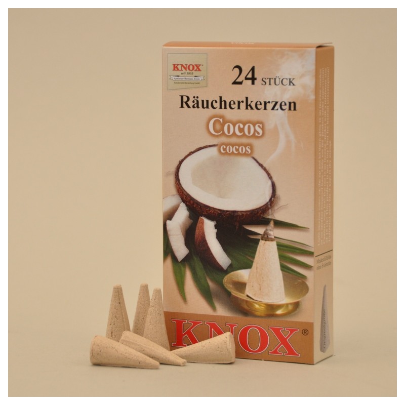 KNOX Räucherkerzen Cocos 24 St. / Pkg.