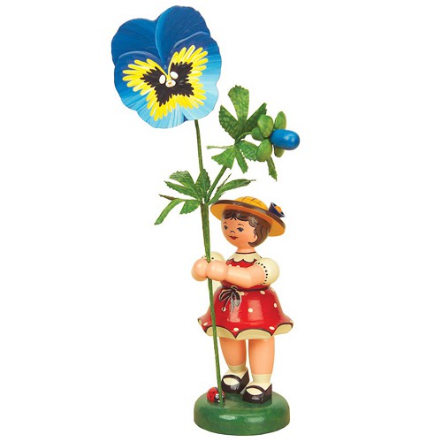 Hubrig - Blumenmädchen mit Stiefmütterchen - Auslaufmodell