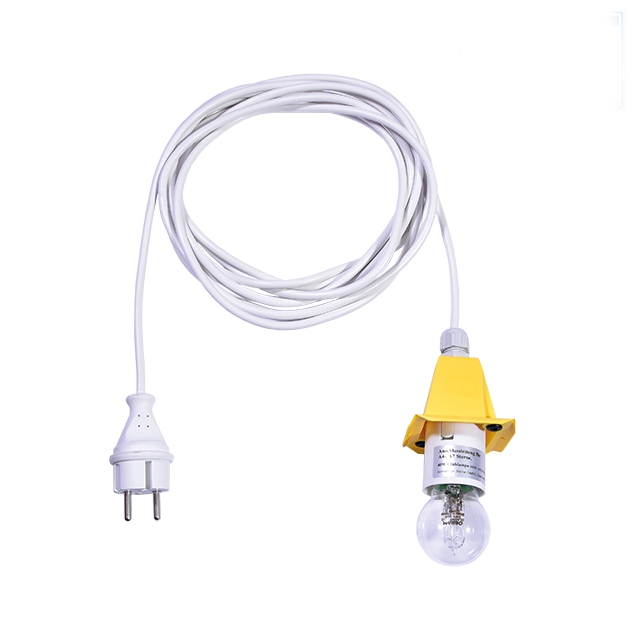 5 m WEIßES Innenkabel für gelbe Herrnhuter Sterne aus Kunststoff (A4/A7) inkl. LED