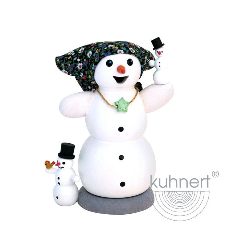 Schneefrau mit 2 Kindern