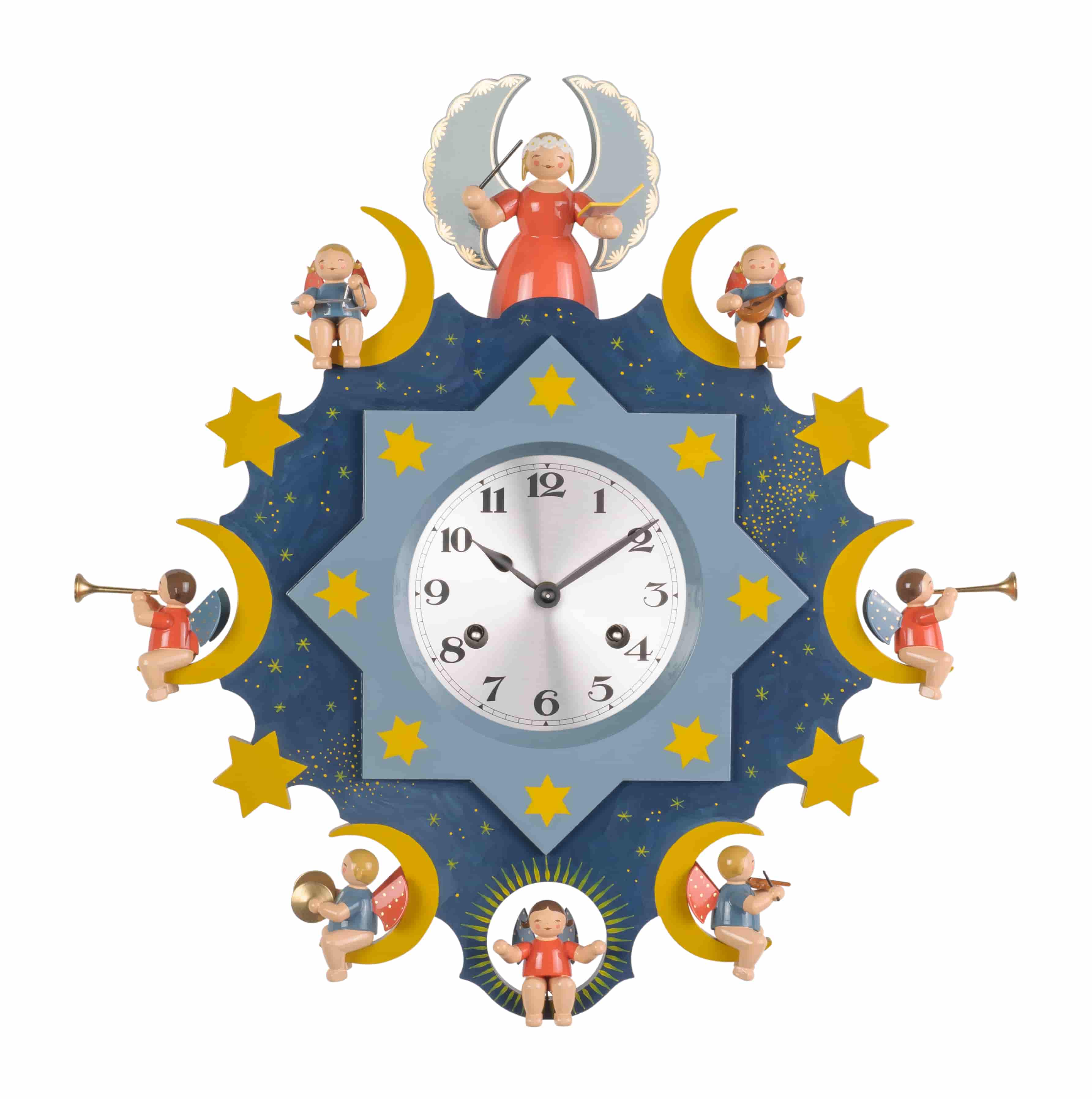 Große Wanduhr, mit 36-stimmigem Musikwerk