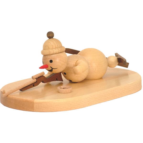 Schneemann Biathlon liegend