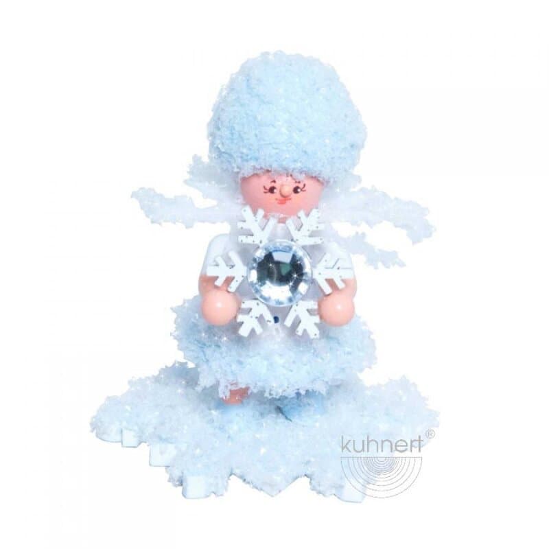 Schneeflöckchen mit Schneekristall