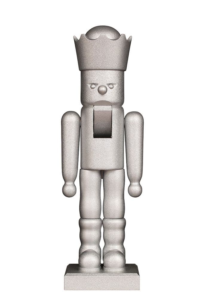 Nussknacker Glimmer König silber