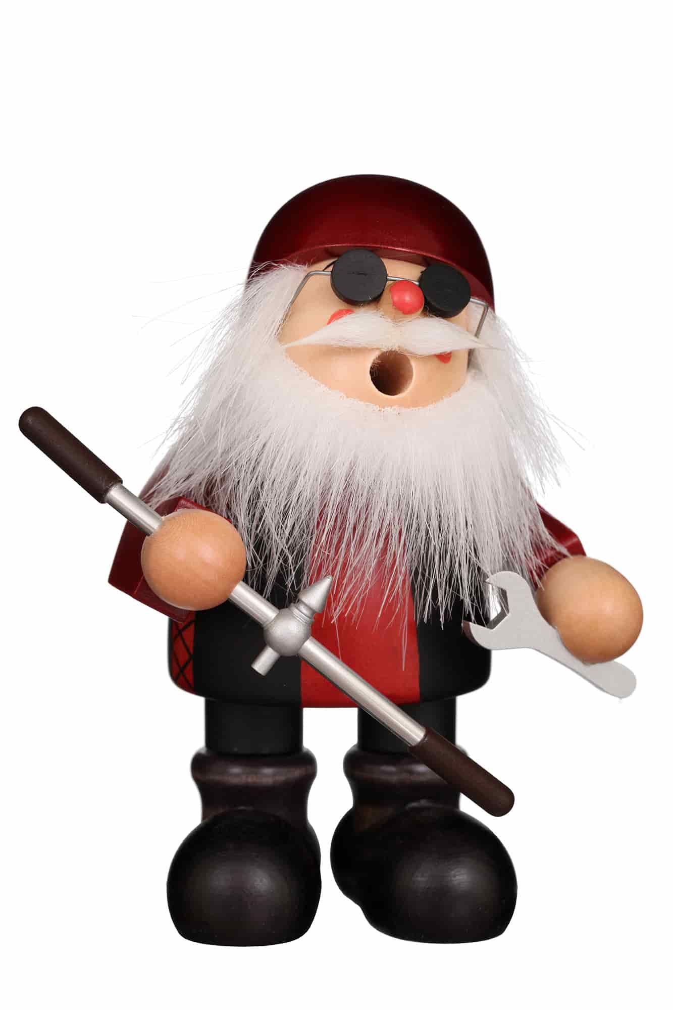 Räuchermann Motorradfahrer - Auslaufartikel