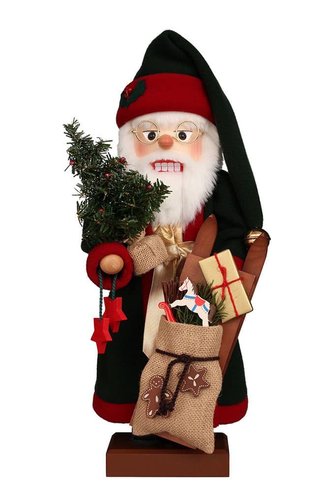 Nussknacker Weihnachtsmann mit Geschenken