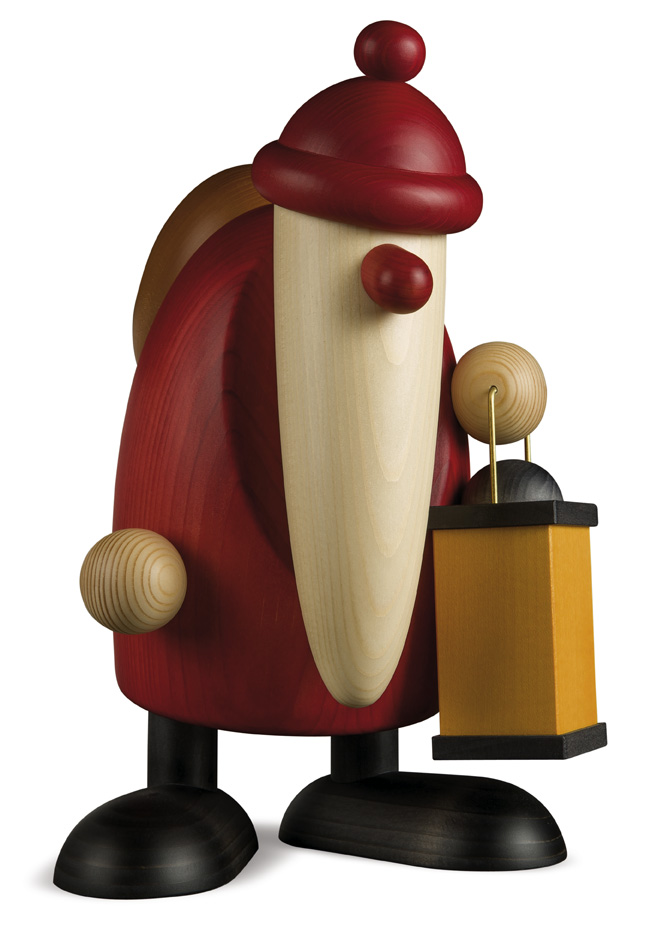 Weihnachtsmann mit Laterne