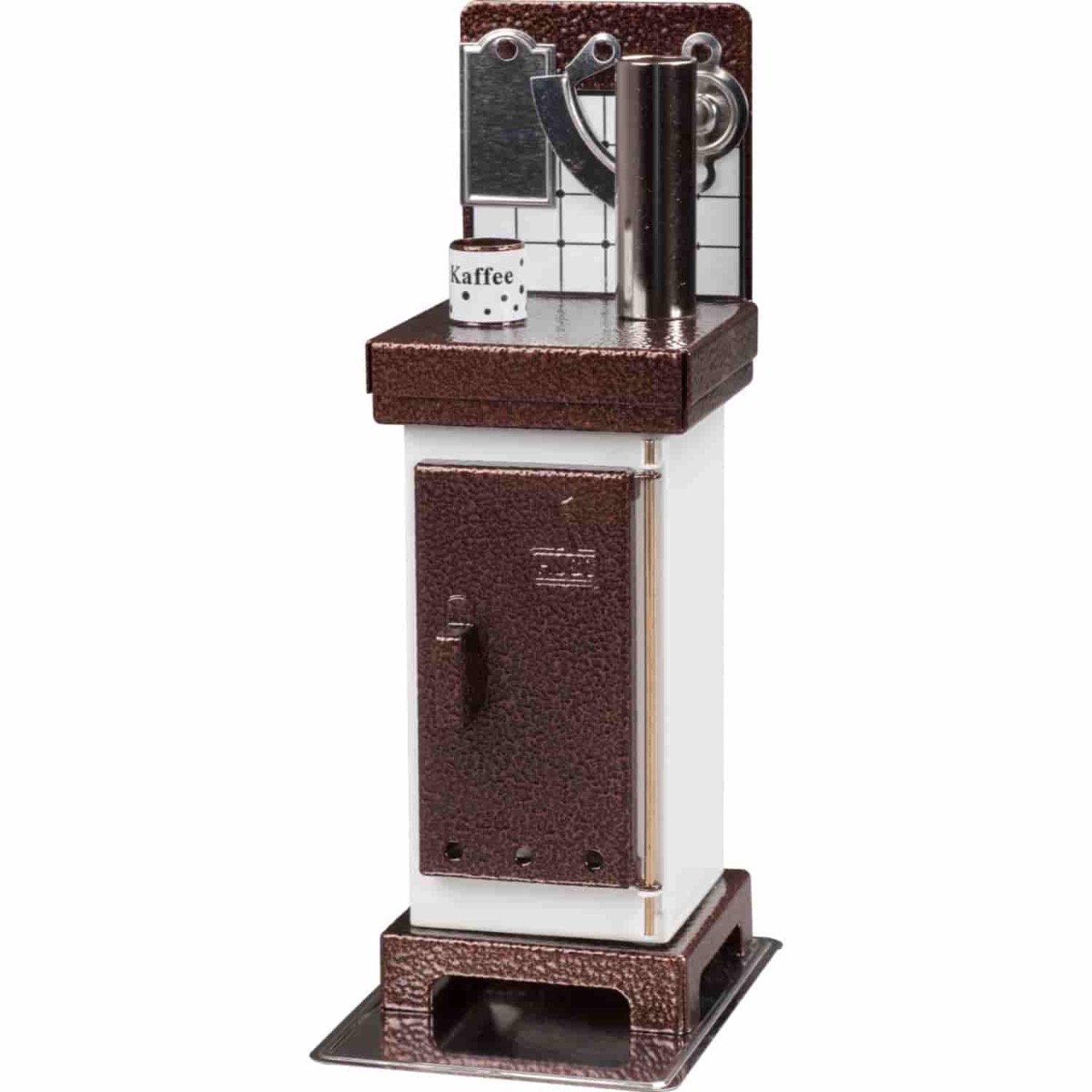 Räucherkerzenofen "Der Klassiker" weiß/kupfer