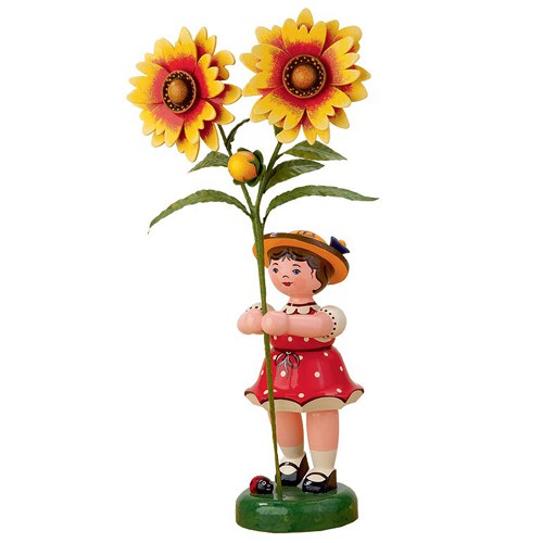 Hubrig - Blumenmädchen mit Kokardenblume