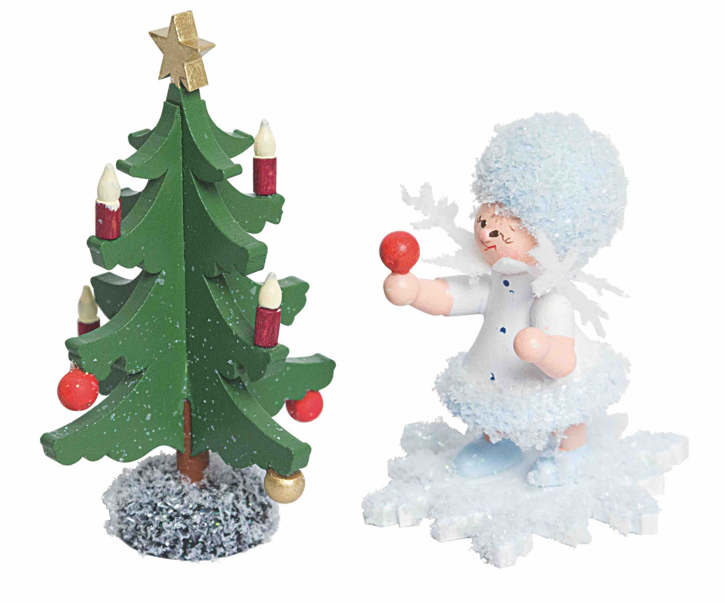 Schneeflöckchen mit Tannenbaum
