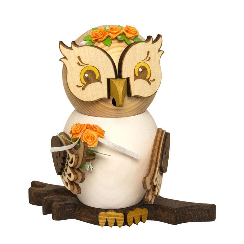 Rauchfigur Eule Braut