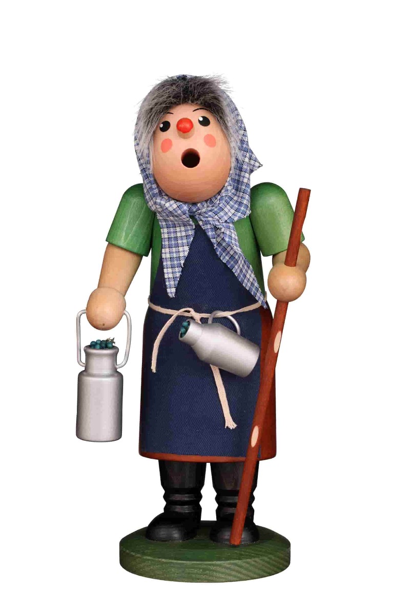 Räucherfigur Schwarzbeerweibl - Auslaufartikel