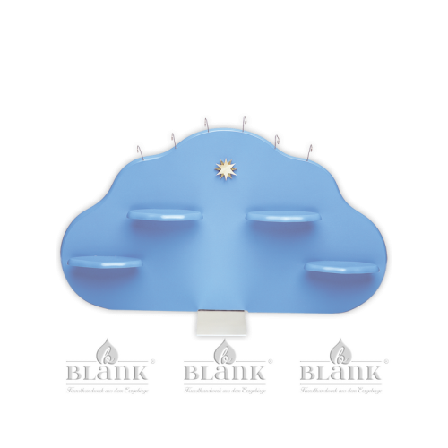 Blank - Wolkenrückwand farbig für 3 & 4 Etagenwolke