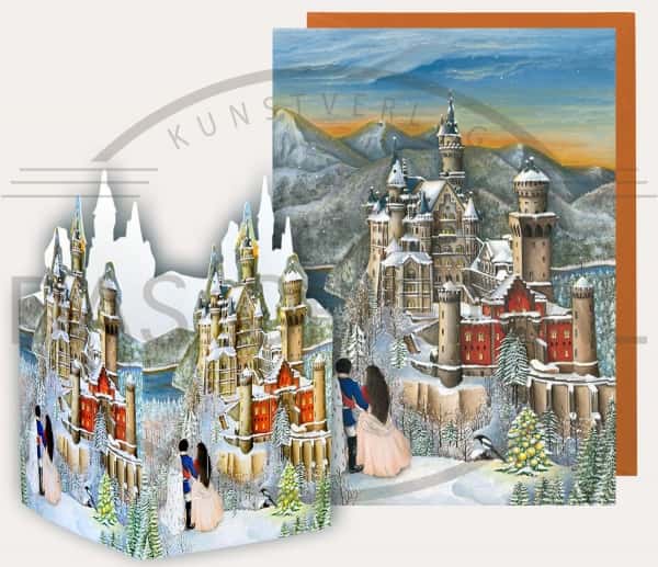 Tischadventskalender - Neuschwanstein