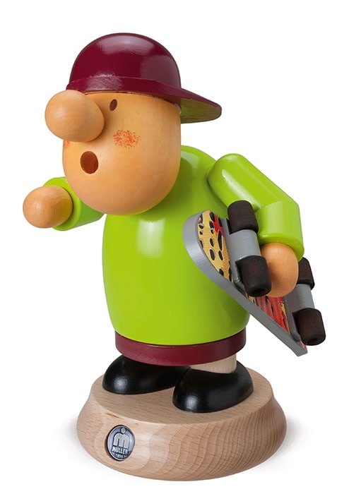 Räuchermann Müllerchen Skateboardfahrer