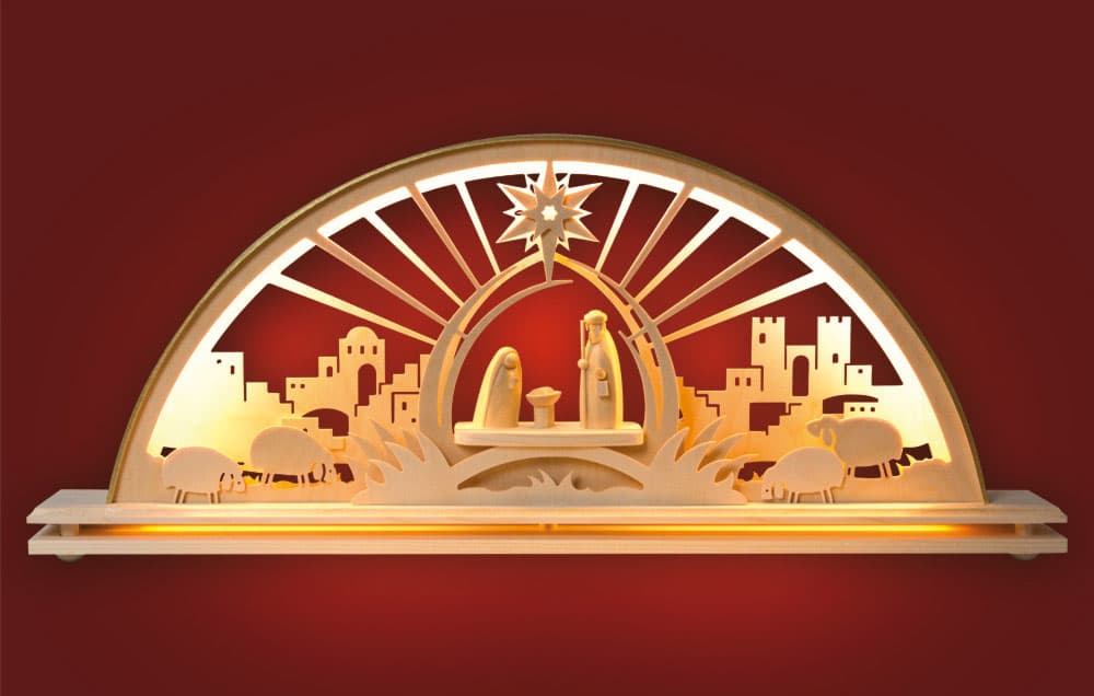 Schwibbogen Krippe