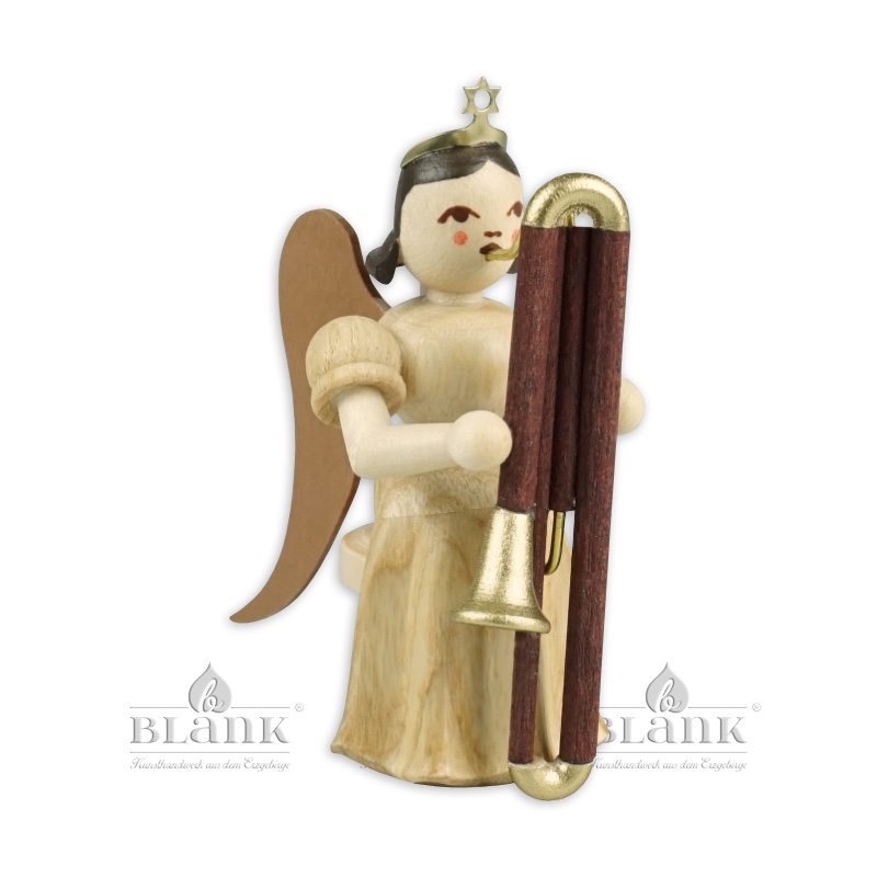 Blank - Faltenlangrockengel mit Kontrafagott