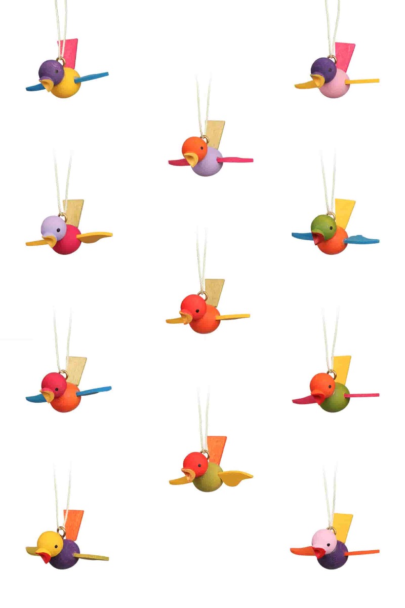 Baumbehang Flugvogel klein 12-teilig