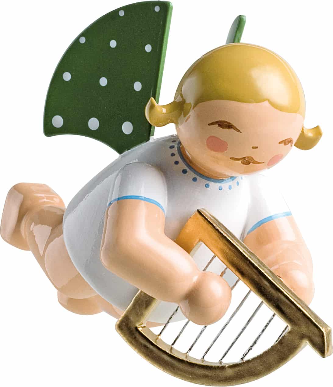 Engel mit Harfe, schwebend