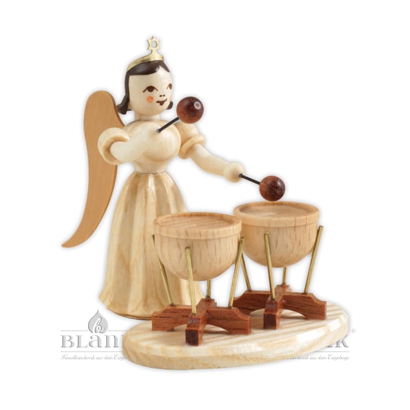 Blank - Faltenlangrockengel mit doppelter Kesselpauke