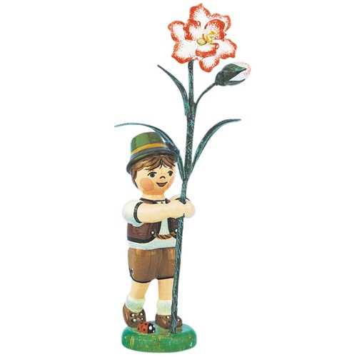 Hubrig - Blumenjunge mit Nelke