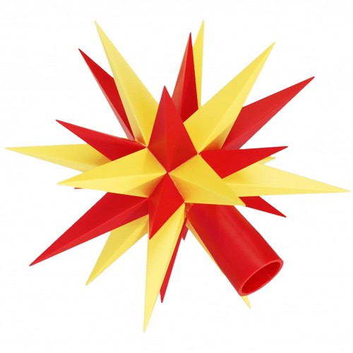 Ersatz-Stern für Herrnhuter Sternenketten (A1s) gelb / rot
