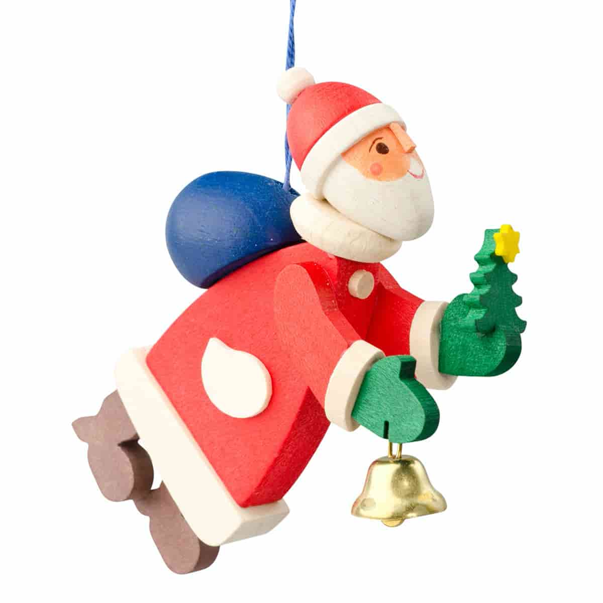 Weihnachtsmann als Baumschmuck