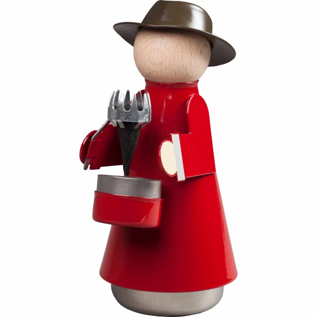 Karzlmaa mit Hut und Kappe "Der Fachmann" rot