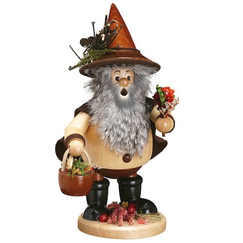 Räuchermann Waldwichtel Kräutersammler natur