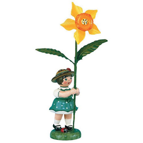 Hubrig - Blumenmädchen mit Narzisse