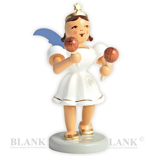 Blank - Kurzrockengel farbig mit Rumbakugeln - Auslaufartikel