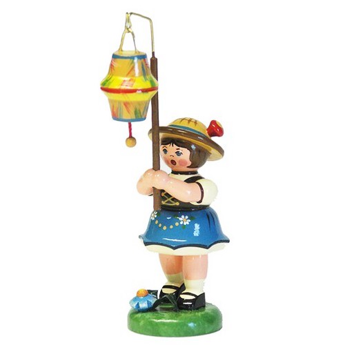 Hubrig - Mädchen mit kegelförmigen Lampion