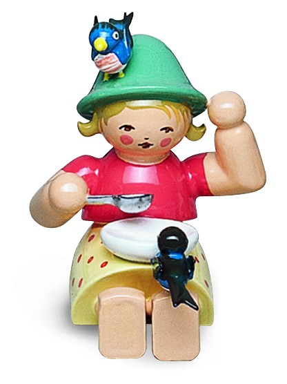 Mädchen mit Teller