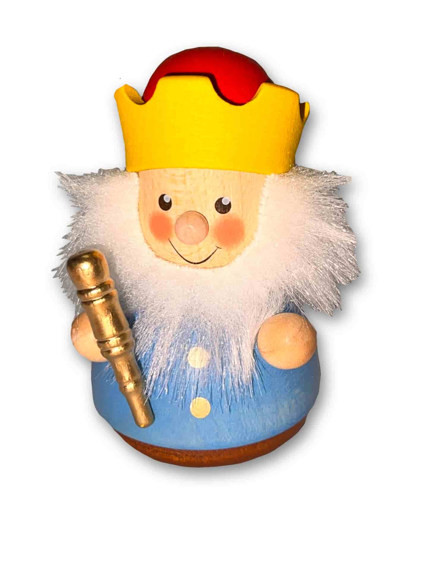 Wackelmännchen König bunt - Auslaufartikel