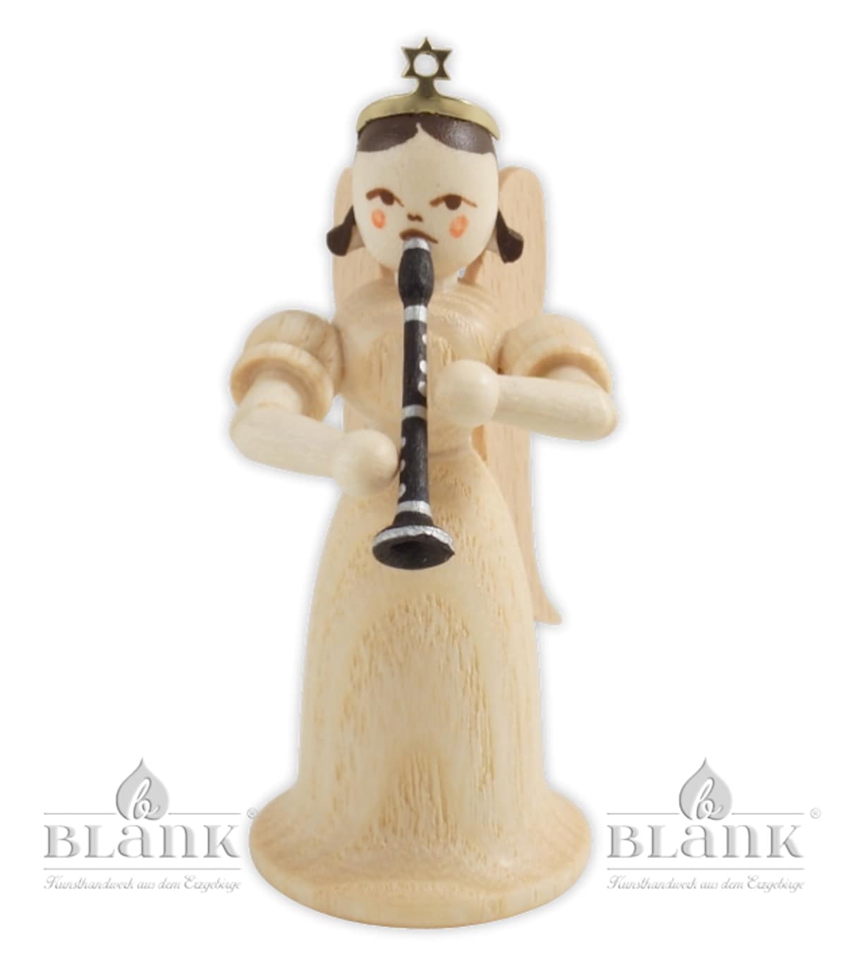 Blank - Langrockengel mit Klarinette
