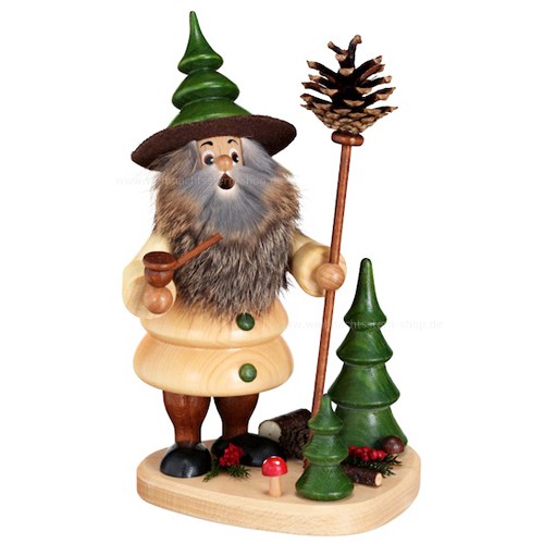 Räuchermann Baumwichtel auf Sockel Zapfenmann - Auslaufartikel