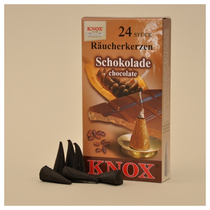 KNOX Räucherkerzen Schokolade 24 St. / Pkg.