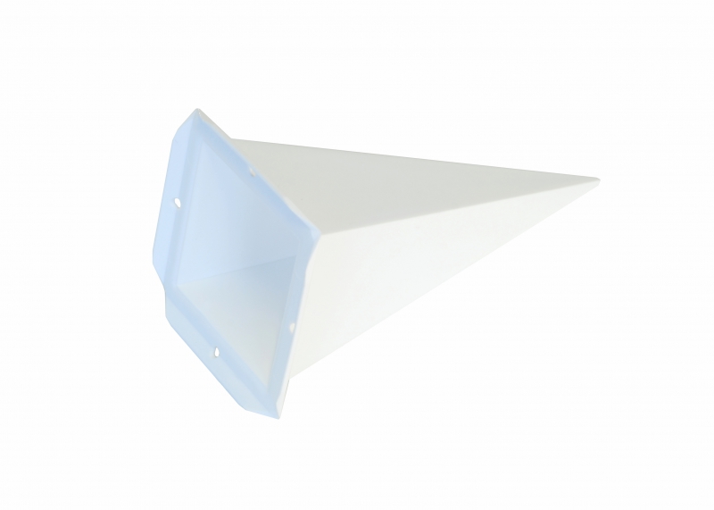 Ersatz-Zacke viereckig für Herrnhuter Sterne aus Kunststoff 40 cm (A4) weiß