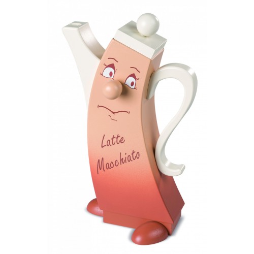 Räucherfigur Latte Macchiato modern