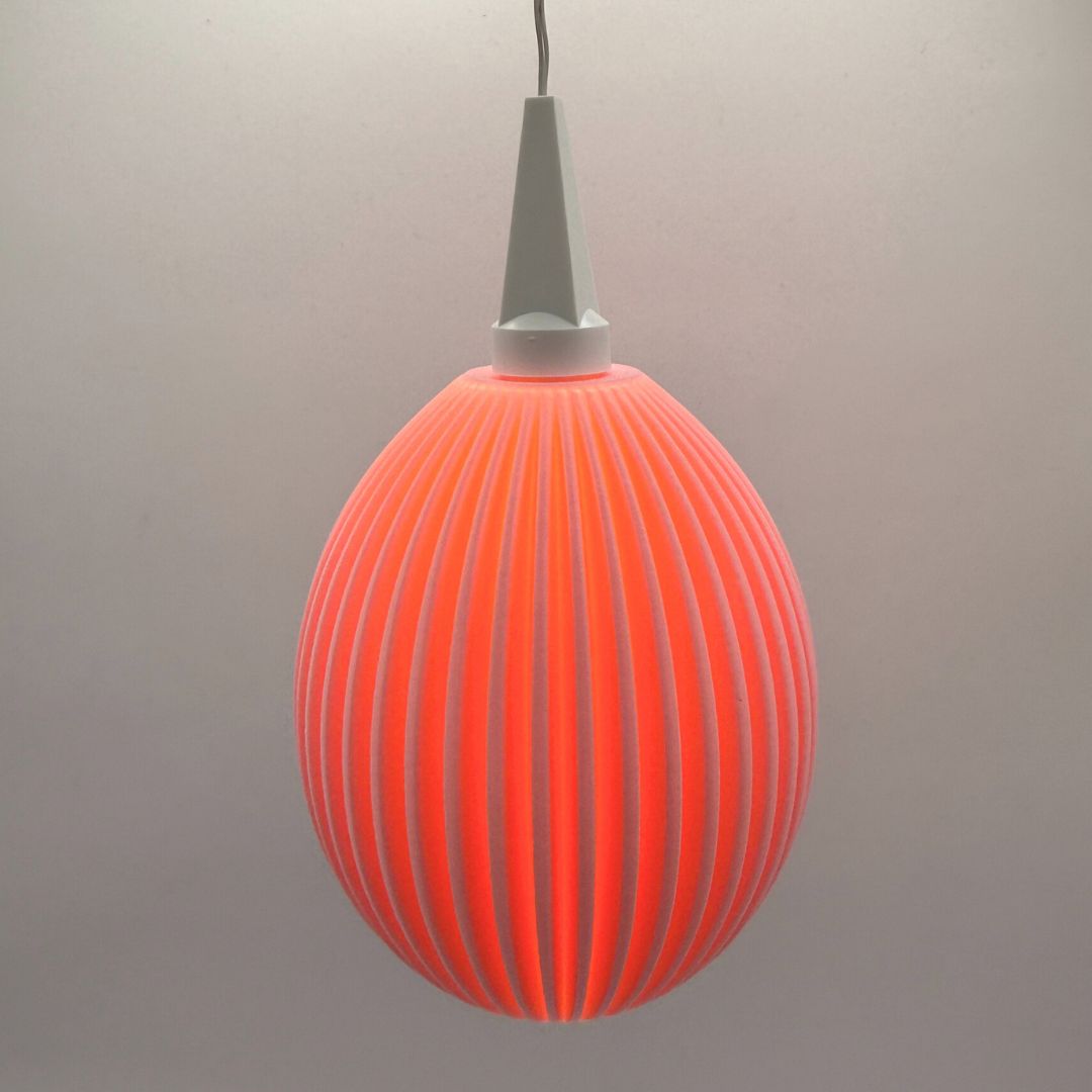 Lampenschirm Osterei - rosa