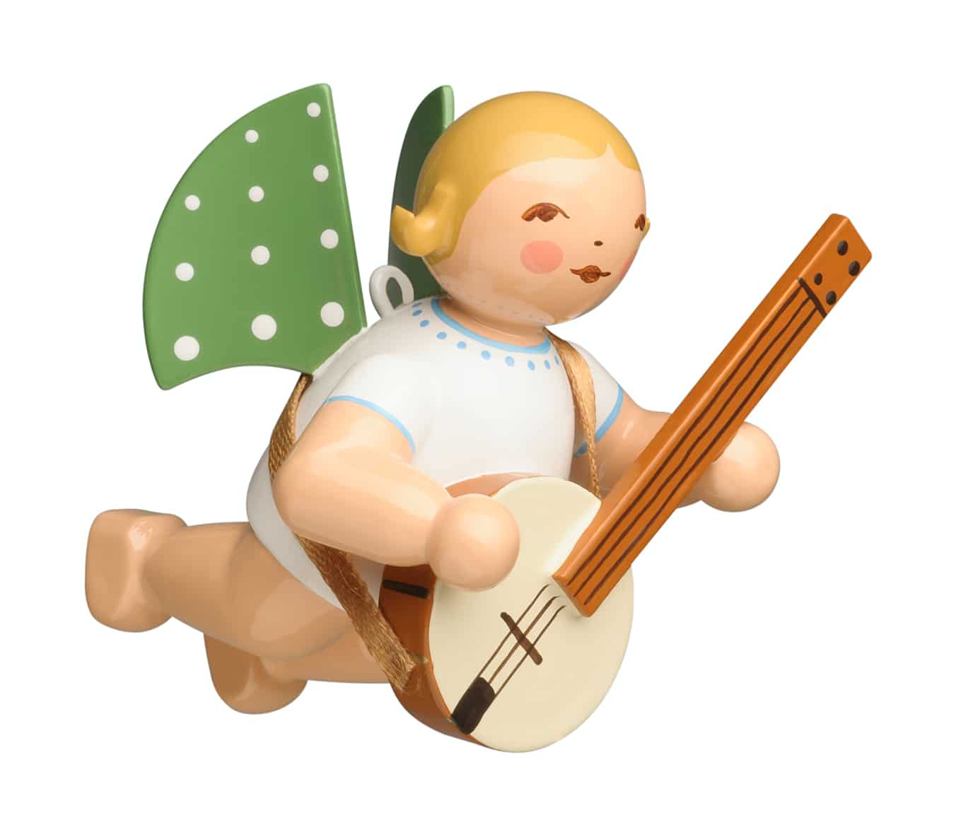 Engel mit Banjo schwebend