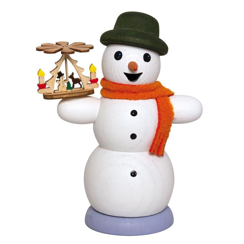 Schneemann mit Pyramide