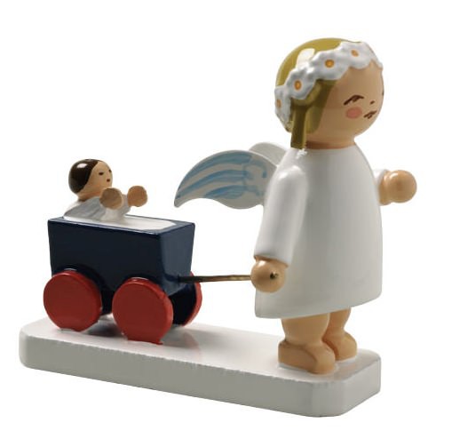 Margeritenengel mit Puppenwagen