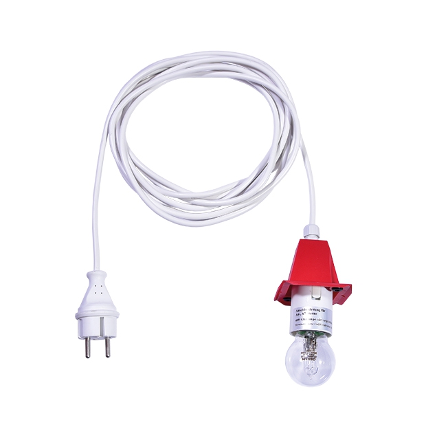 5 m WEIßES Innenkabel für rote, weiß-rote, gelb-rote Herrnhuter Sterne aus Kunststoff (A4/A7) inkl. LED