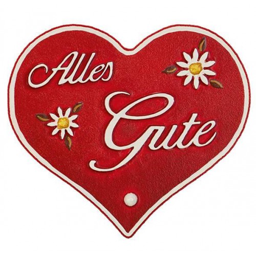 Hubrig - Magnetpin Herzen - Alles Gute - Auslaufmodell