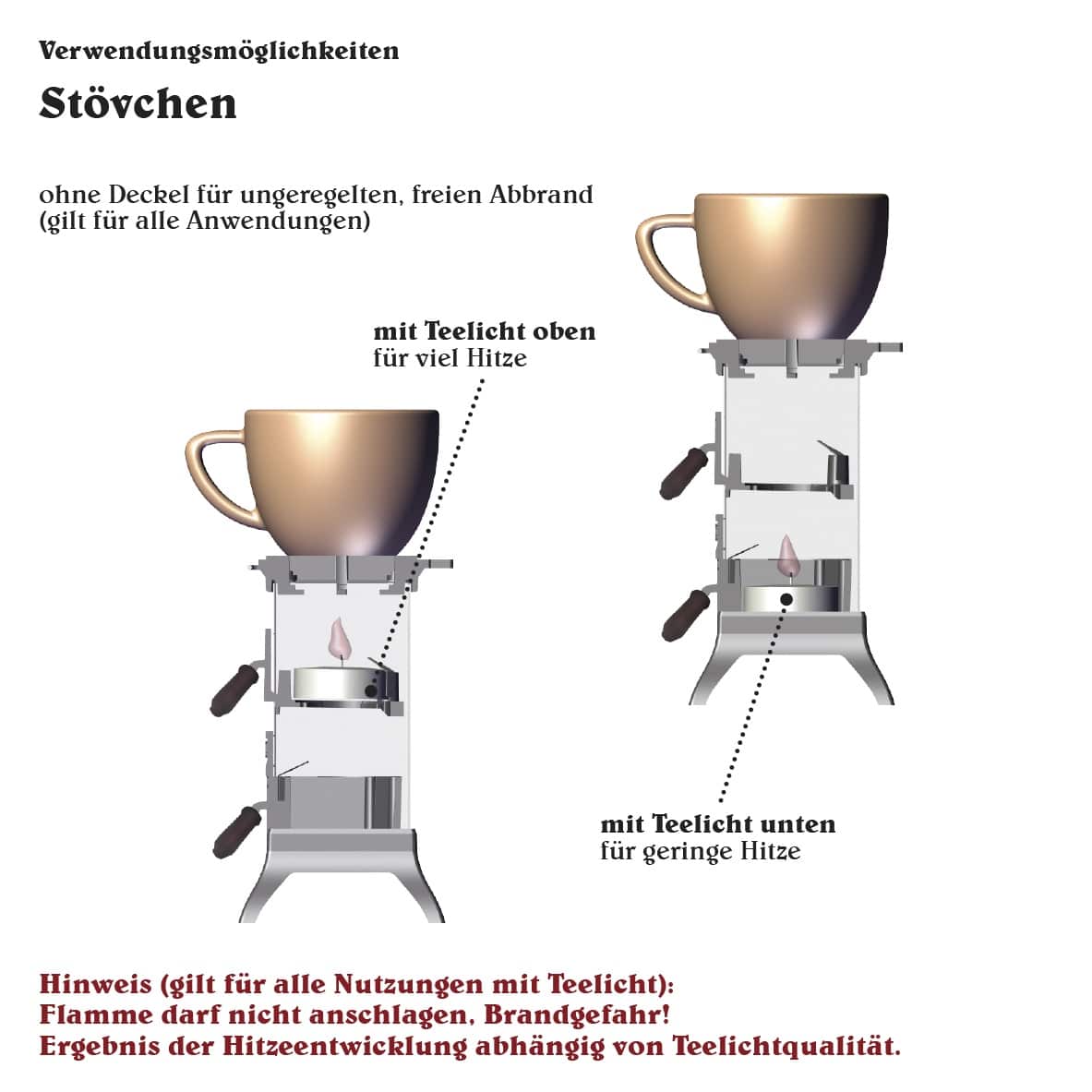 Karzl-Ofen "Siegfried" - Der Edle - grün/mattchrom
